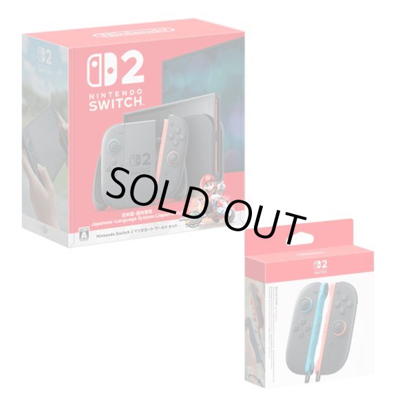 画像1: 【送料別】Nintendo Switch 2（日本語・国内専用） マリオカート ワールド セット+ Joy-Con 2 (L) ライトブルー/(R) ライトレッド【新品】 (1)