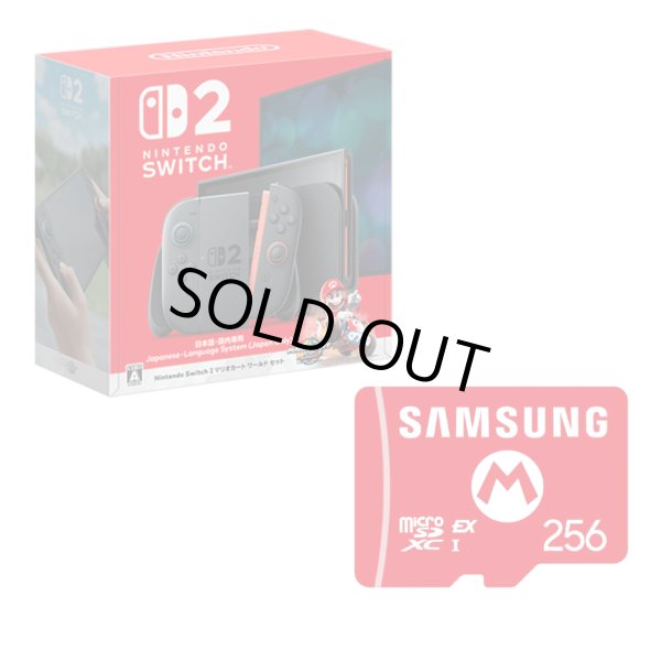 画像1: 【送料別】Nintendo Switch 2（日本語・国内専用） マリオカート ワールド セット+ Samsung microSD Express Card 256GB for Nintendo Switch 2【新品】 (1)