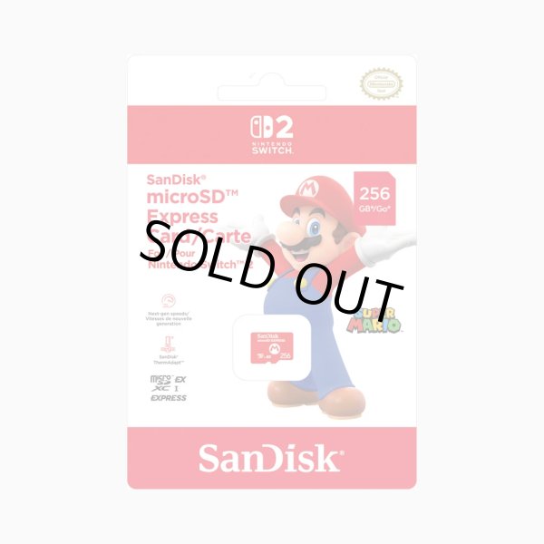 画像2: 【送料別】SanDisk microSD Express Card 256GB for Nintendo Switch 2【新品】 (2)