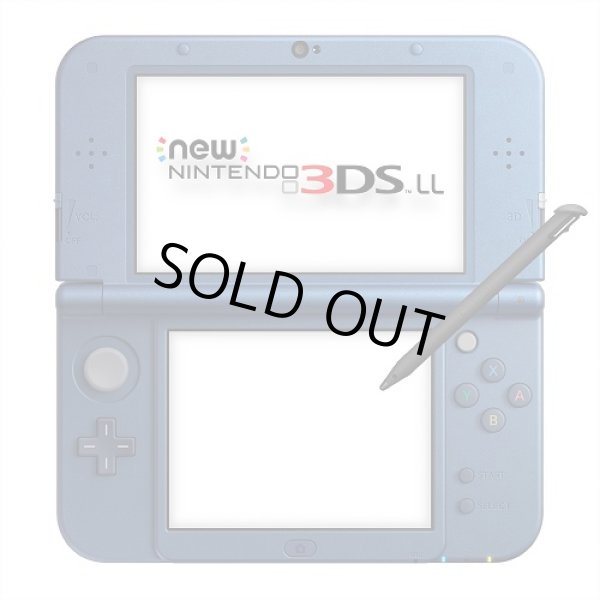 画像1: New ニンテンドー3DS LL本体 メタリックブルー　【新品】 (1)