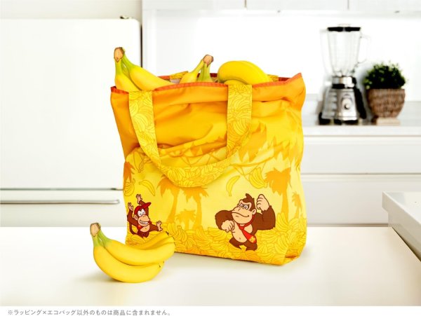 画像7: ドンキーコング　ラッピング×エコバッグ L（ネクタイ）【新品】 (7)