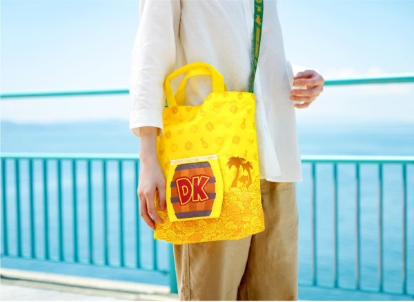 画像8: ドンキーコング　ラッピング×エコバッグ S（DKバレル）【新品】 (8)