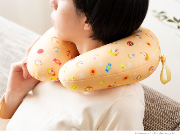 画像6: 星のカービィ　2WAYネックピロー（ほおばり）【新品】 (6)