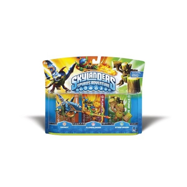 画像1: Skylanders Spyro's Adventure Triple Pack: Drobot/Flameslinger/Stump Smash スカイランダース スパイロズ アドベンチャー トリプルパック　：　ドロボット/フレイムスリンガ/スタンプ・スマッシュ (1)