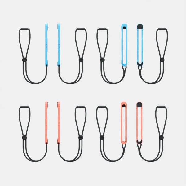 画像3: 【送料別】Joy-Con 2 ストラップ ライトブルー/ライトレッド【新品】 (3)