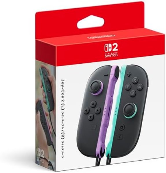画像1: 【送料別】Joy-Con 2 (L) ライトパープル/(R) ライトグリーン【新品】 (1)