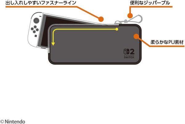 画像5: 【送料別】Nintendo Switch 2 専用スマートポーチPU ピカチュウ（後ろ姿）【新品】 (5)
