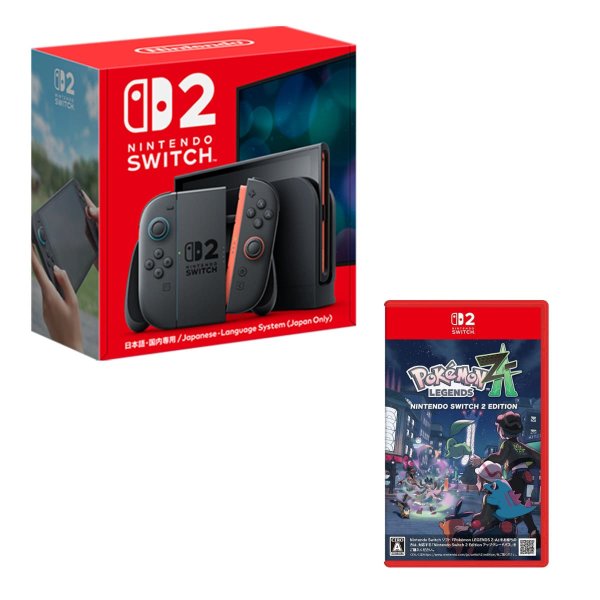 画像1: 【送料別】Nintendo Switch 2（日本語・国内専用）+ Pokemon LEGENDS Z-A Nintendo Switch 2 Edition【新品】 (1)