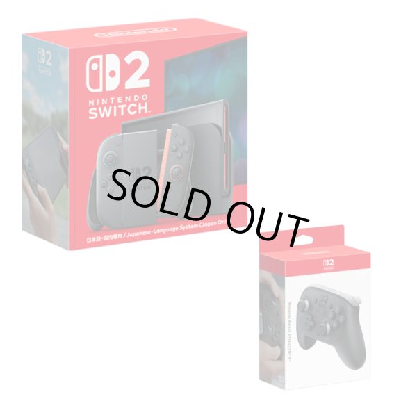 画像1: Proコンセット【送料別】Nintendo Switch 2（日本語・国内専用）+Nintendo Switch 2 Proコントローラー【新品】 (1)