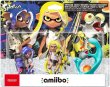 画像1: amiibo トリプルセット[インクリング【イエロー】/オクトリング【ブルー】/コジャケ](スプラトゥーンシリーズ)　【新品】 (1)