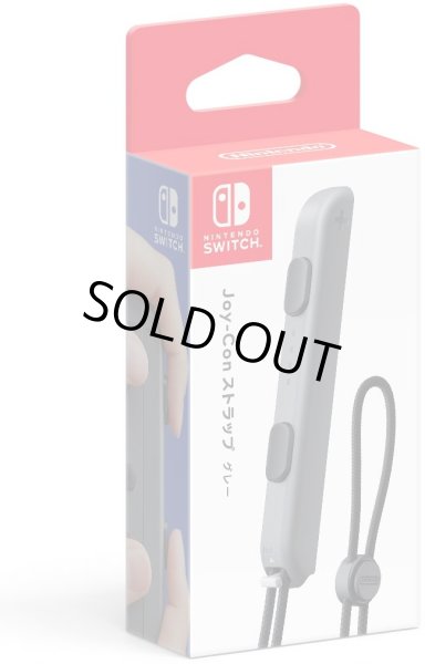 画像1: Switch　Joy-Conストラップ グレー【新品】 (1)