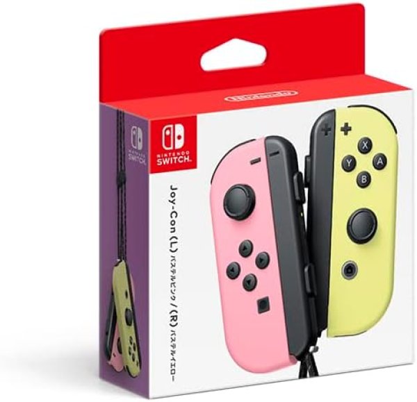 画像1: Joy-Con(L) パステルピンク/(R) パステルイエロー【新品】 (1)