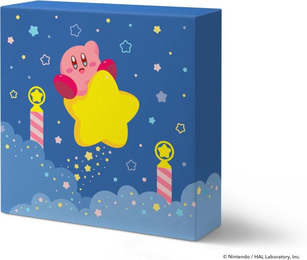 画像1: 光るキャンバスアート×ギフトボックス(カービィ)【新品】 (1)