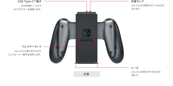 画像2: Switch Joy-Con充電グリップ【新品】 (2)