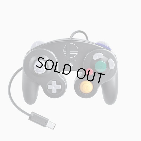 画像2: 【任天堂純正品】ニンテンドー ゲームキューブ コントローラ スマブラブラック【新品】 (2)