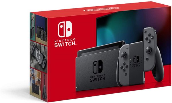 画像1: Nintendo Switch Joy-Con (L) / (R) グレー (パッケージサイズ変更前) 【新品】 (1)