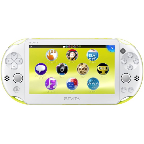 PS VITA本体 Wi-Fiモデル ライムグリーン/ホワイト(PCH-2000シリーズ) 【新品】 - AT FIELD