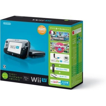 Wii U すぐに遊べるファミリープレミアムセット＋Wii Fit U （クロ） 【新品】 - AT FIELD