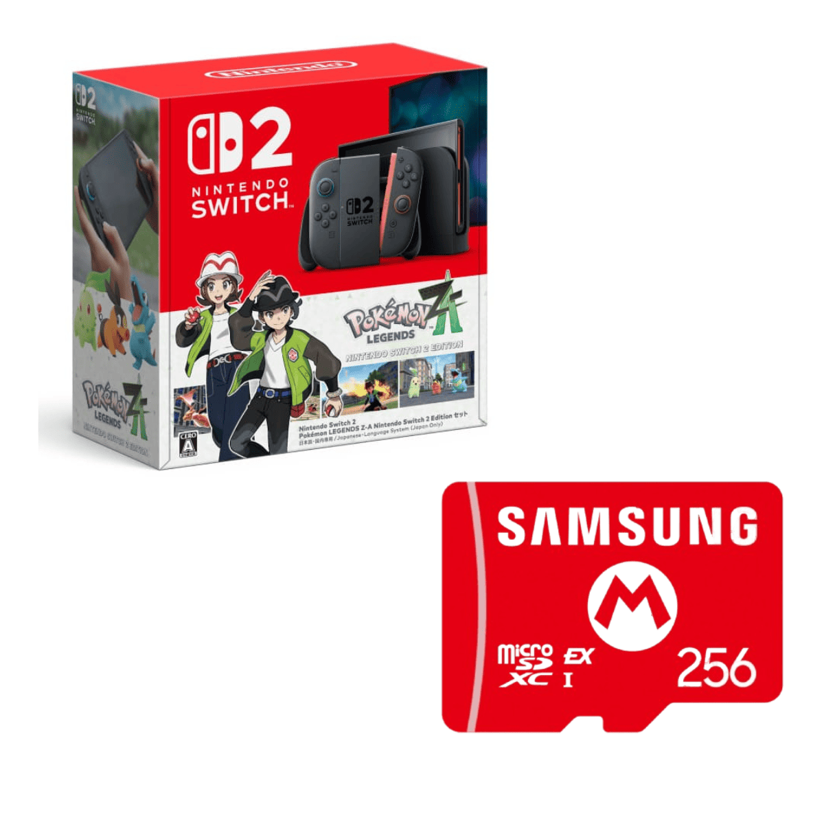 Nintendo Switch 2（日本語・国内専用） Pokemon LEGENDS Z-A Nintendo Switch 2 Edition セット+  Samsung microSD Express Card 256GB for Nintendo Switch 2