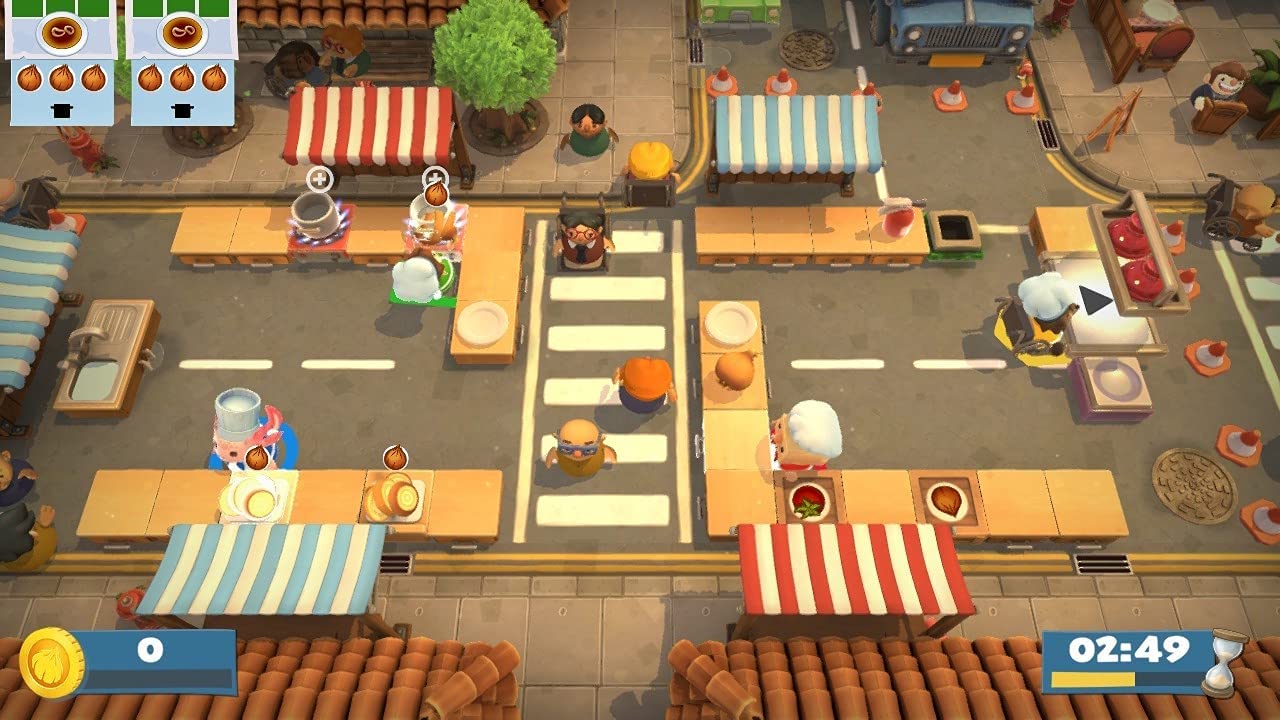 Switch Overcooked! (R)- オーバークック 王国のフルコース 【新品 ...